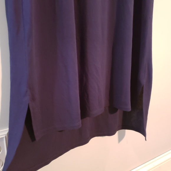 Eileen Fisher Silk High Low Scoop Neck Tank Dress - Picture 5 of 7